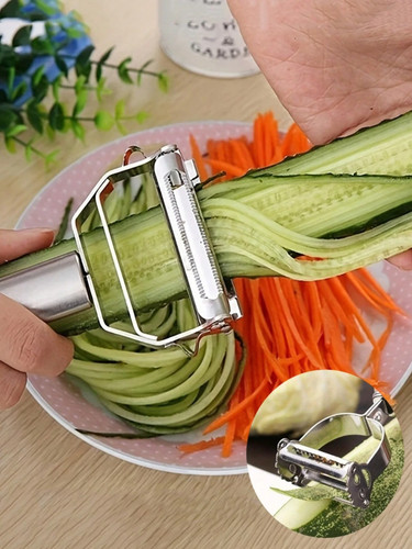 Stainless steel potato - steel, peeler