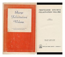 Kapadia, Kanailal Motilal (1908-1967) Edition Ghurye, Govind Sadashiv ( 1893 MM
