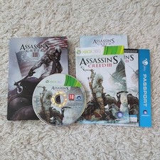 Assasins Creed III PS3 Steelbook Includes Game + Manual