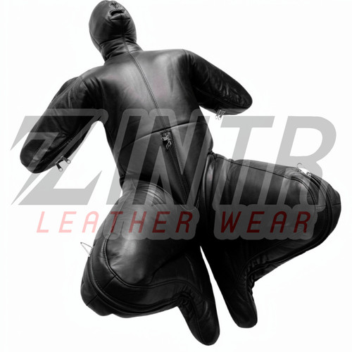 Genuine leather bdsm sleep - leather,