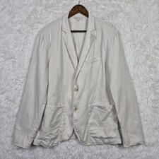 Onia Mens L Beige 100% Linen