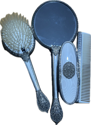 Vintage silver plated hand - silver,