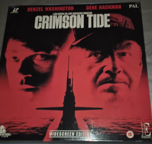 Laserdisc crimson tide - -,