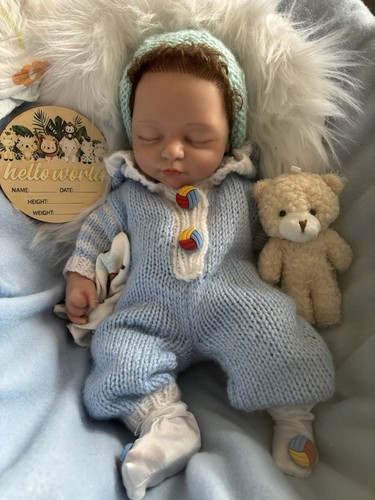 Full silicon baby boy doll - full,