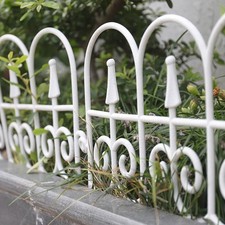 4pcs White Plastic Garden