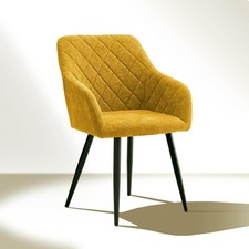 1Pc Dining Chairs Linen Padded