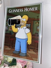 Homer Simpson Guinness Metal