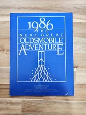 1986 The Next Great Oldsmobile Adventure Sales Brochure - Cutlass Supreme Calais