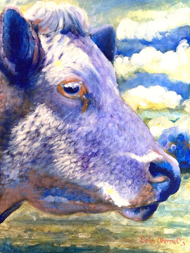 Seán aherne original oil - aherne,
