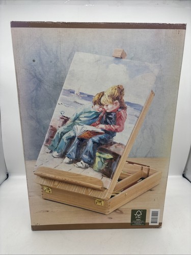 Vintage wooden artist easel - wooden,