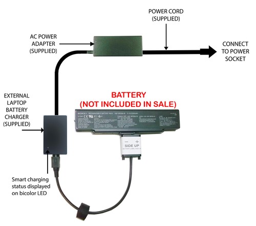 External laptop battery - laptop,