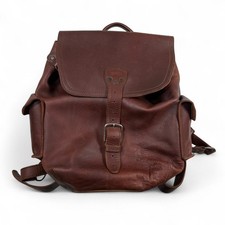 Saddleback Leather Simple Backpack Chestnut Brown Travel Bag