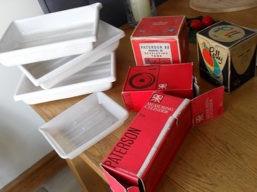 Vintage film developing items - vintage,