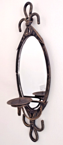 Mirror candle stick - candle, holder