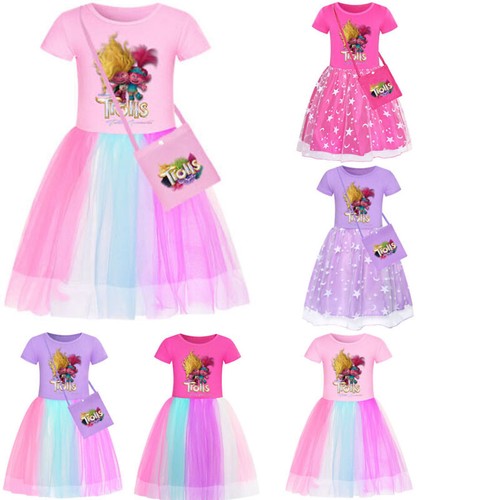 Girls trolls poppy costume - girls,