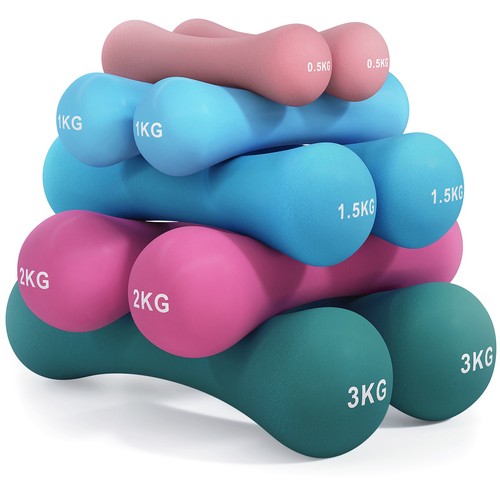Neoprene bone dumbbells - dumbbells, of