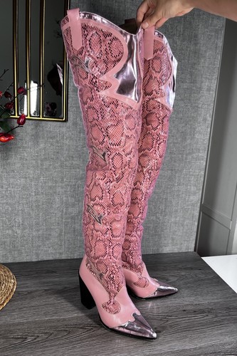 Plt womens over knee boots - ,