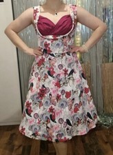 Lindy Bop Ophelia Swing Dress UK 12