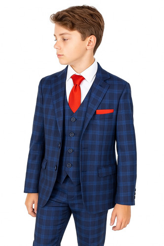Boys checkered navy - boys, page