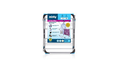 MINKY 3 Tier Trio Plus Indoor Clothes Airer Dryer with Flip Outs Silver 21m