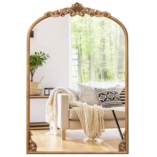 Arched vintage mirror dramatic - vintage,