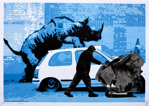 Death nyc banksy original - "banksy",