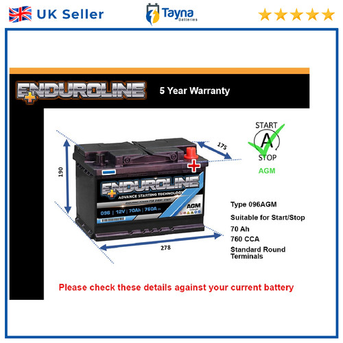 Agm battery fits maserati - fits,