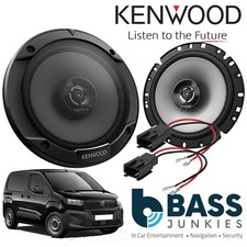 Peugeot Partner MK3 (K9) 2018 On KENWOOD 600 Watts Front Door Car Speakers