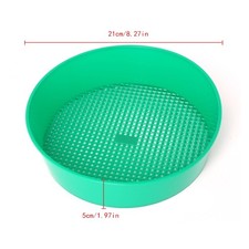 Plastic Garden Sieve Mesh Screen Outdoor Gold Panning Soil Gardening Lovers