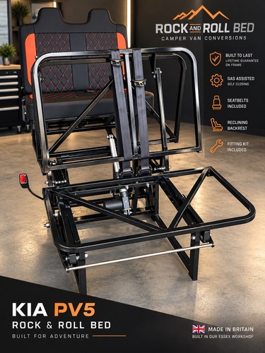 Kia pv5 rock and - and, bed