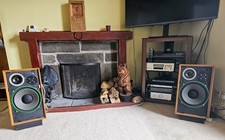 Wharfedale Dovedale 3 Speakers, extensively upgraded. Very rare find.