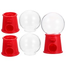  3 Pcs Miniature Gumball Machine Sweets Dispenser Toy Vending Kid Kids