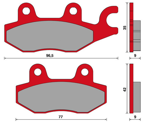 Malossi front rear brake - malossi,