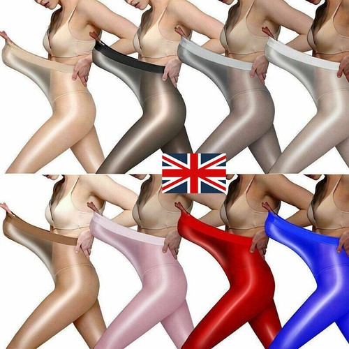 Women high waist oil shine - waist,
