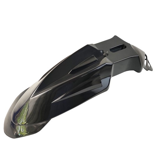 Motorcycle black front fender - black,