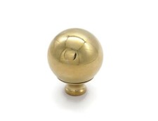 Brass Bed Finial Cannon Ball