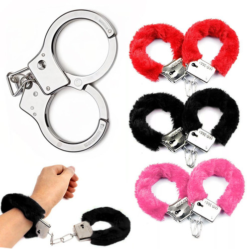 Fluffy furry handcuffs hen - fluffy,