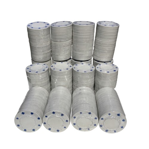 1000 white full width poker - 1000,
