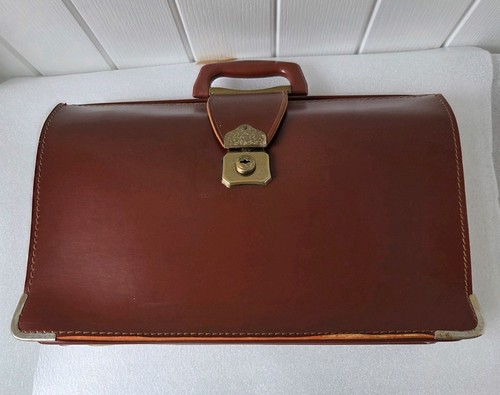 Vintage faux leather tan brown - leather,
