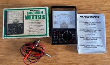 Vintage MICRONTA Range Doubler Multitester 43 Ranges  No 22-204B Boxed