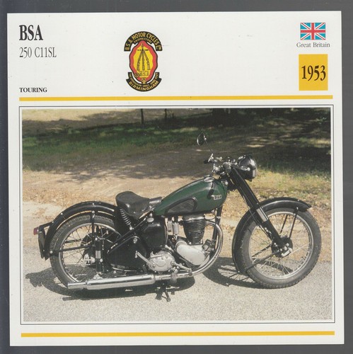 1953 bsa 250 c11sl british - 250,