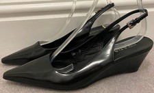 PRADA Women's Black Shined
