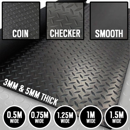 Rubber flooring garage matting - rubber,