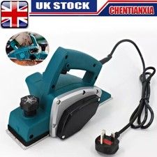 1200W 3-PIN Plug Electric Wood Planer Hand Power Plane Machine 82mm Blade Guide