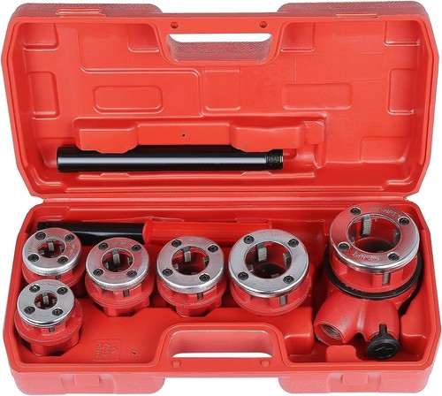 Ratchet pipe threader kit - threader,