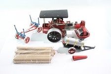 Wilesco GS Steam Roller Model Old Smoky & Trailer West German Untested