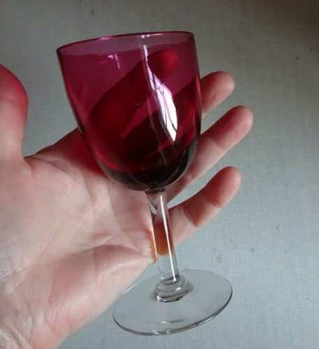 Antique victorian wine glass - antique,