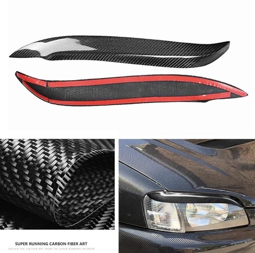 Carbon fiber headlight eyelid - fiber,