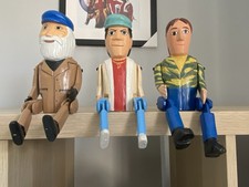 ChiselCraft Wooden Shelf Sitters Only Fools & Horses , Dell Boy , Rodney Uncle A