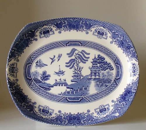 English ironstone willow - ironstone,